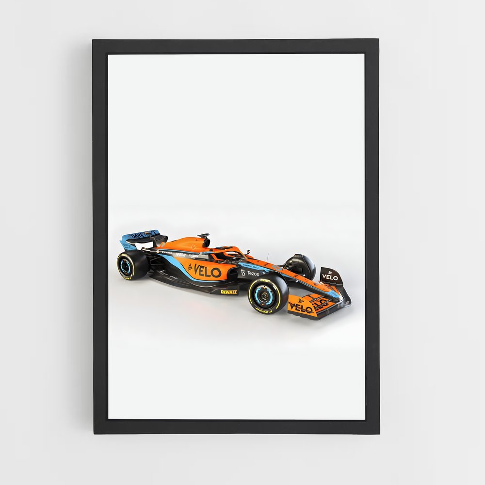 Poster Mcl36 : La Vitesse Incarnée – affiche Voitures de Formule 1 (vue 2)